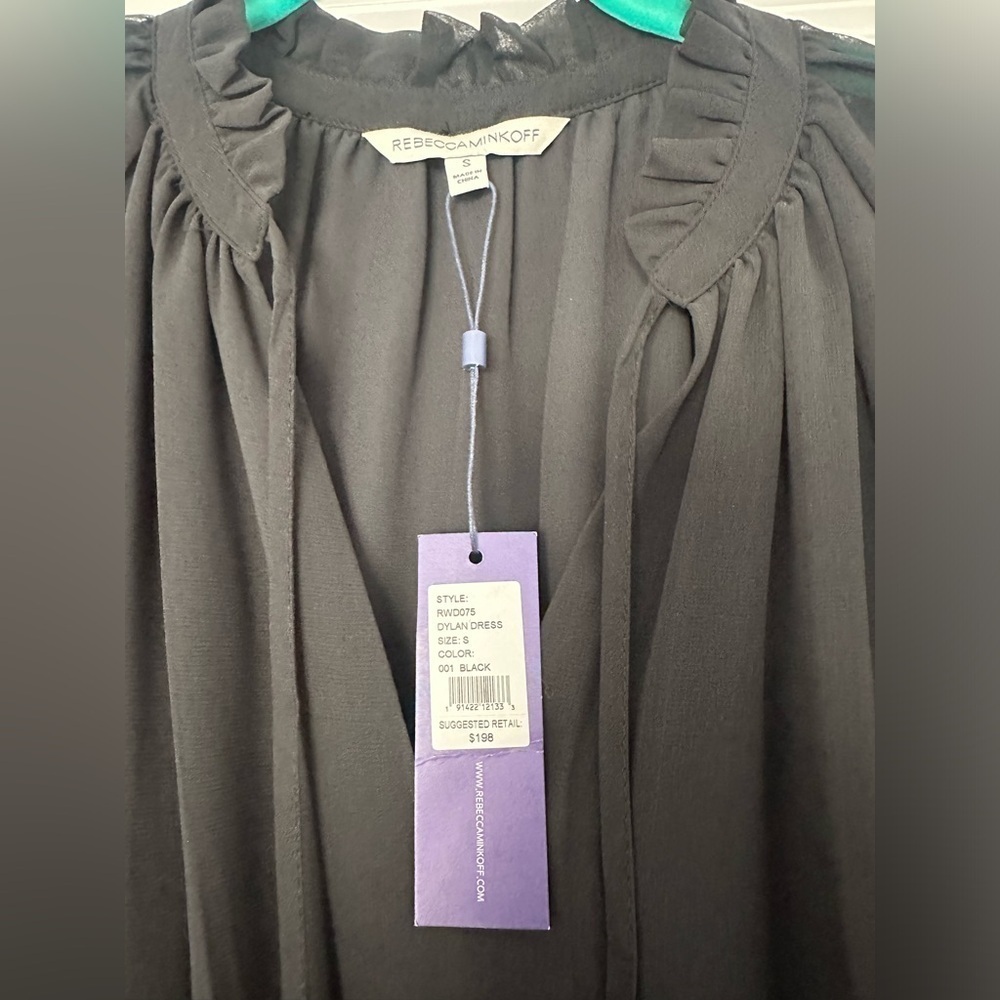NWT Rebecca Minkoff Dylan dress in black size small - Picture 7 of 8